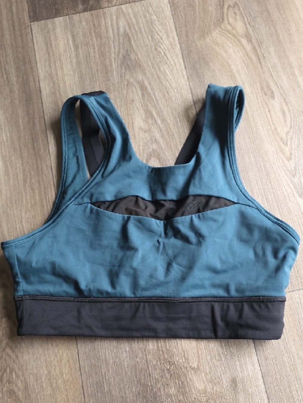 lululemon athletica Teal with Black Band Strappy Sports Bra - Picture 4 of 9